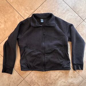 Avia Black Quilted Full Zip Jacket – Women’s XXL (22)